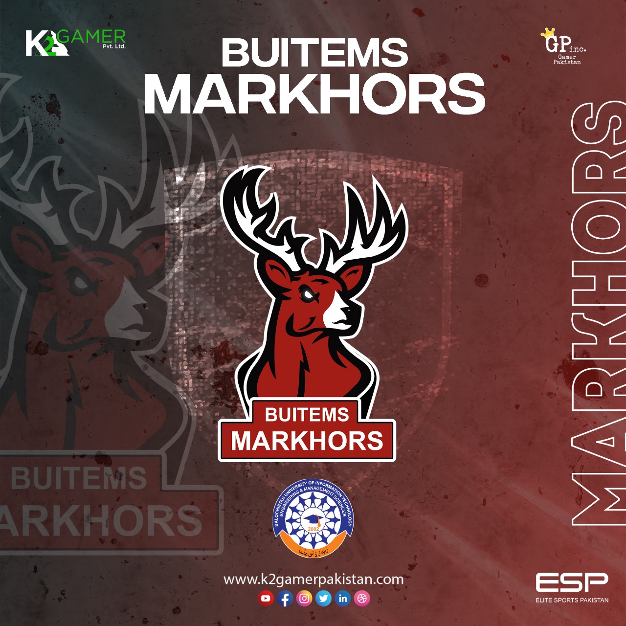 Sports logo of BUITEMS University,