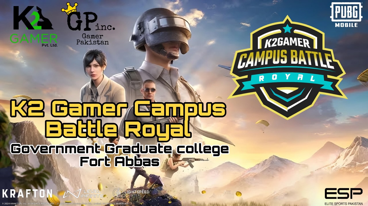 K2 Gamer Campus Battle Royale at Fort Abbas Gaming Event