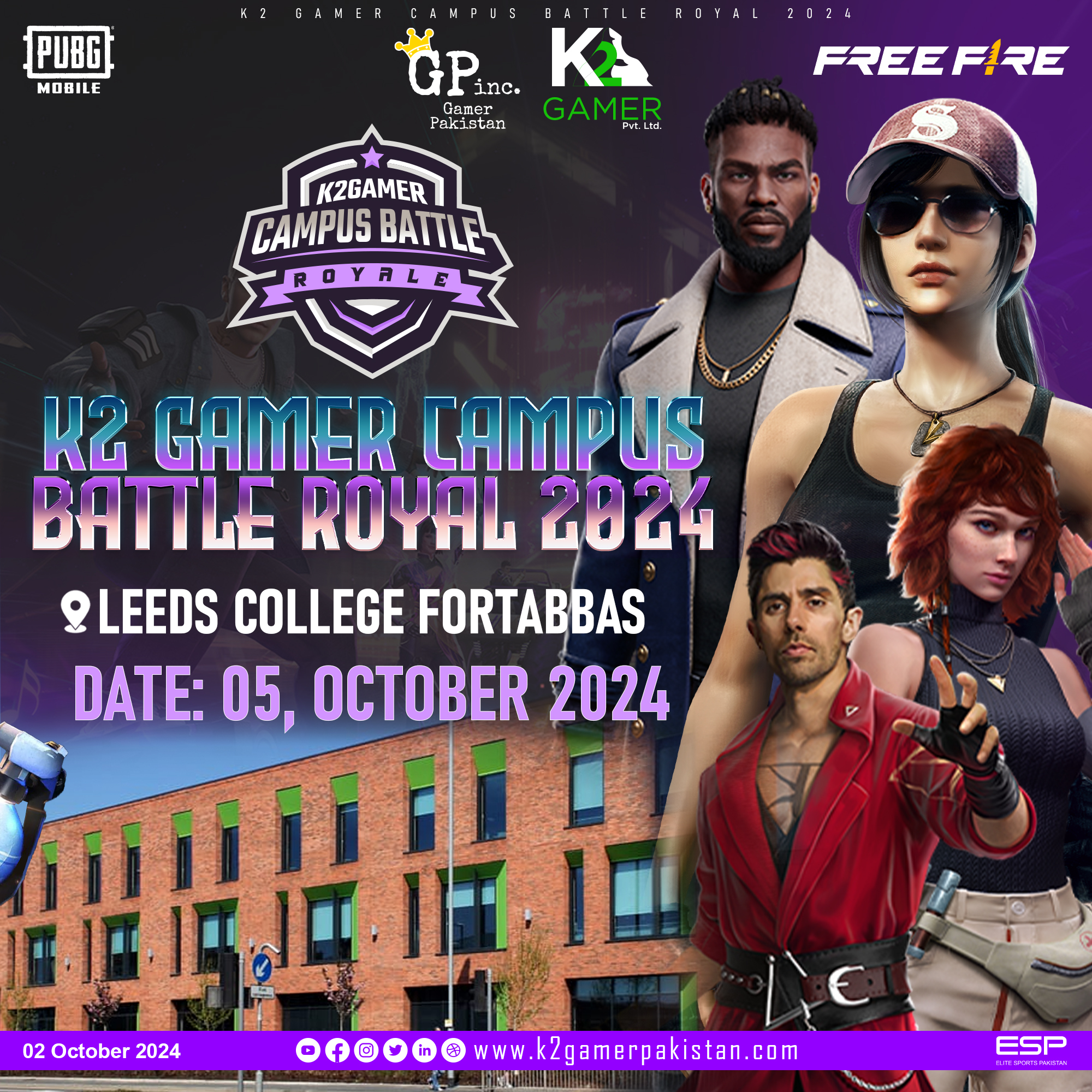 K2 Gamer Campus Battle Royale at Fort Abbas Gaming Event