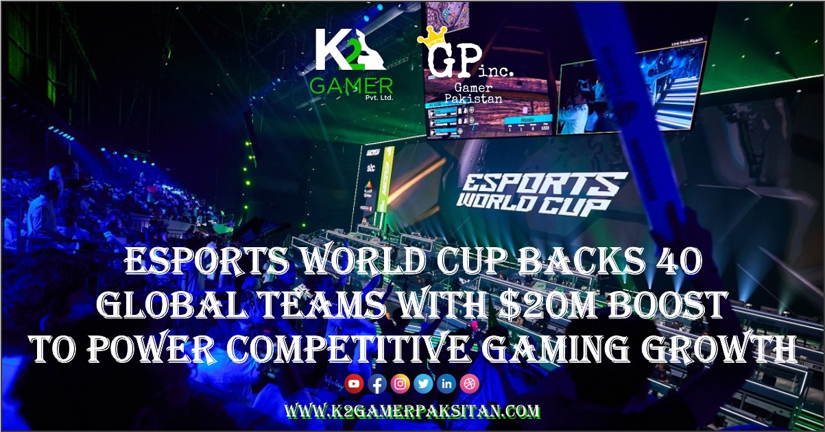 Esports World Cup $20M team investment announcement